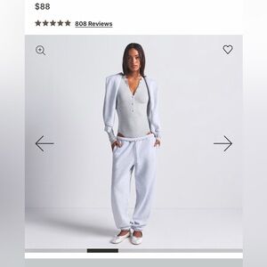 SKIMS Classic Jogger in Gray